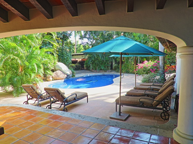 Private pools are a nice feature in Puerto Vallarta.